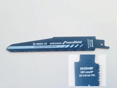 Bosch Säbelsägeblatt S 1025 HBF Endurance for Heavy Metal von Bosch Professional