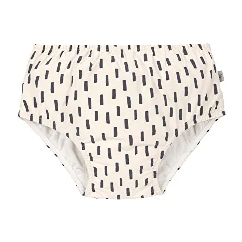 LÄSSIG Baby Kinder Schwimmwindel Windelbadehose/Swim Diaper boys Strokes, offwhite/grey, 18 Monate, Größe: 86