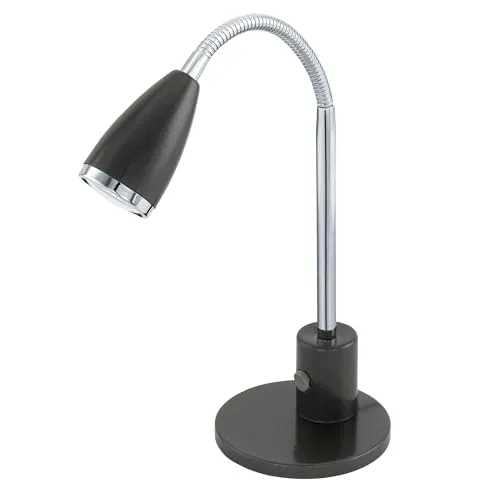 EGLO Tischlampe Fox – Klassische 1-flammige Schreibtischlampe aus Stahl