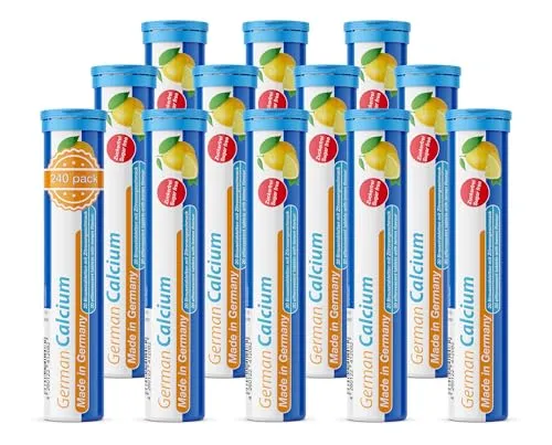 Calcium Brausetabletten Zitronen Geschmack von T&D