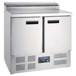 Polar Serie G Pizzakühltisch Saladette 2-türig 254L von Polar