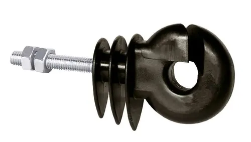 25x Ringisolator metrisches Gewinde M6 x 35 mm Weidezaun Isolator Agrarzone