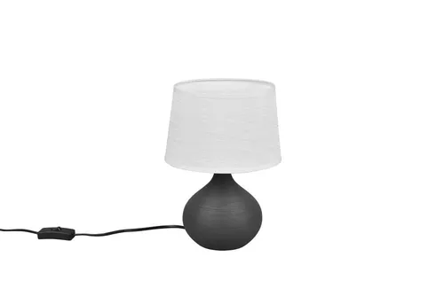 Tischleuchte MARTIN in braun von REALITY Leuchten R50371026 Weiß / Braun