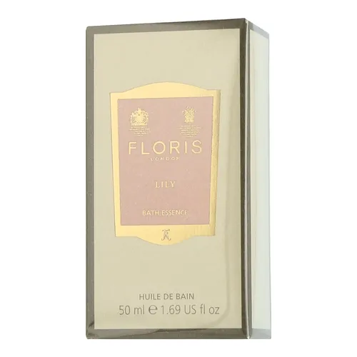 Floris - Lily Bath Essence 50ml - Damen-Badeessenz mit zartem Lilien-Duft, verwandelt Ihr Bad in ein entspannendes Erlebnis für Körper und Geist.