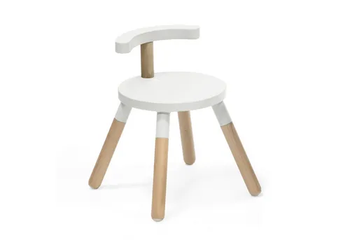 Stokke Kindersitzgruppe MuTable™ Stuhl V2 - Sitzgarnituren für Kinder, flexibler Stuhl mit anpassbarer Sitzhöhe und robustem Design, ideal für kreatives Spielen am Stokke® MuTable™ Spieltisch.