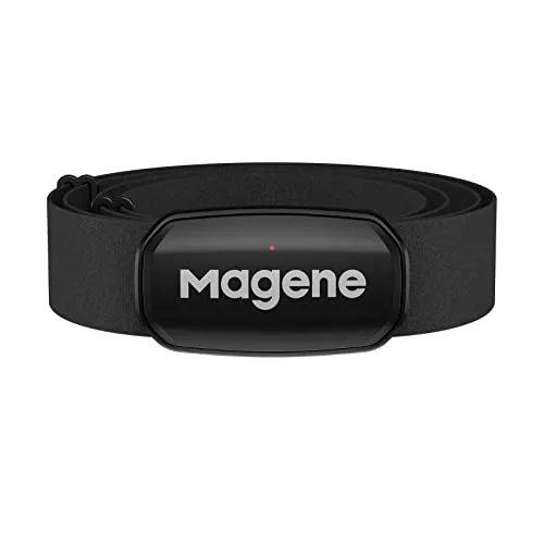 Magene H303 Pulsmesser Brustgurt - IP67 wasserdicht, Bluetooth & ANT+ kompatibel - Aktivitätstracker mit präzisen Herzfrequenzdaten und LED-Lichterinnerung für optimale Trainingsüberwachung. Ideal für Sportler, die ihre Leistung maximieren möchten.