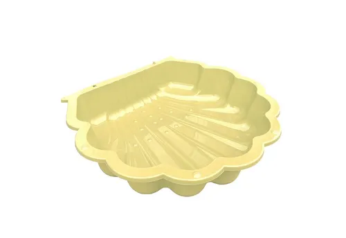 TikTakToo Sandkasten Wasser- und Sandmuschel, (1-tlg), optional mit Abdeckplane