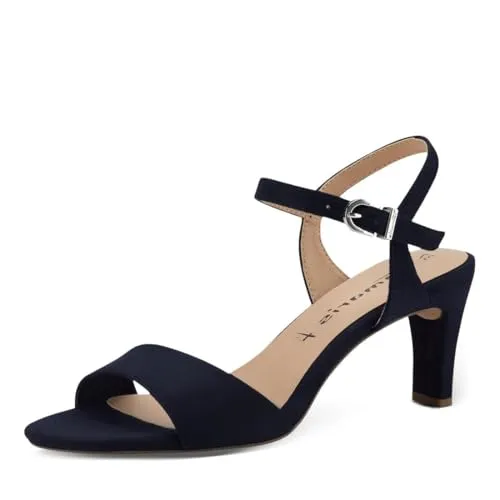 Tamaris Sandalette 1-28028-42 805 - Elegante Sandalette in der Kategorie Wanderschuhe mit 7 cm Stilettoabsatz und TOUCH-IT-Technology für höchsten Tragekomfort.