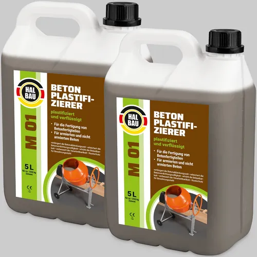 Betonverflüssiger 10L in braun von Halbau
