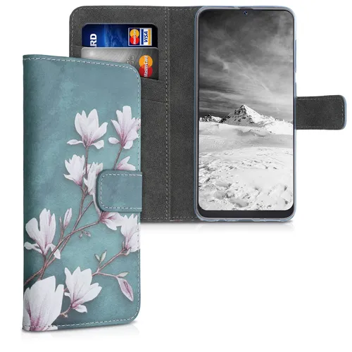 Hülle für Samsung Galaxy A50 Kunstleder Wallet Case Cover Handy Schutzhülle