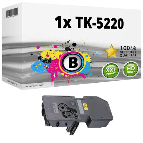 XL TONER TK-5220K für Kyocera Ecosys M5521cdn M5521cdw P5021 P5021cdn P5021cdw 1