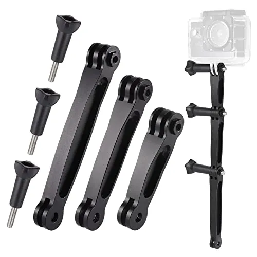 Zocipro 3-in-1 Aluminiumlegierung Verlängerungsarm Einbeinstativ GoPro SJCAM