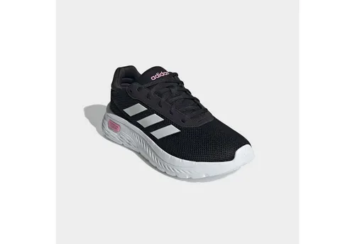 adidas Damen Cloudfoam Comfy Shoes - Bequeme Sneakers in core Black/FTWR White/Bliss pink, 38 EU - Damen-Sneaker mit regulärer Passform und Cloudfoam Comfort Einlegesohle für ultimativen Tragekomfort und stilvolles Design.