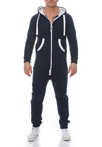 Herren Jumpsuit 9T5 mit Baumwolle Jogginganzug Trainingsanzug Einteiler Overall
