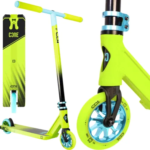 CORE CD1 Stunt Scooter Park 78cm Lime/Blau