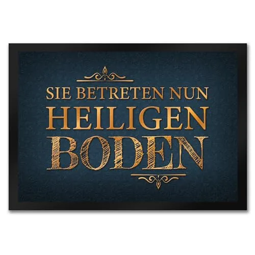 trendaffe Sie betreten Nun heiligen Boden Fußmatte Zuhause heilig Wohnung Haus Fußboden