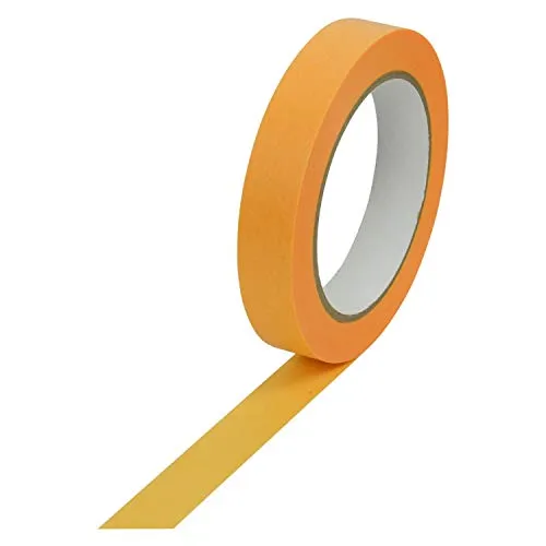 Scorprotect® Goldband Untergrund Klebeband Schonklebeband (Orange, 19 mm x 50 m)