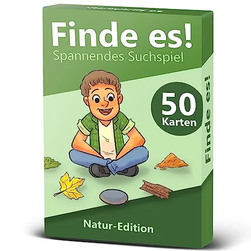 GLÜCKSWOLKE - Finde es: Outdoor Schatzsuche für Kinder - Entdeckerspielzeug für Kinder ab 4 Jahren, fördert spielerisch Achtsamkeit und Kreativität durch spannende Suchaufträge in der Natur.