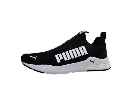 PUMA Slipper für Herren - Bequemer Slipper in Schwarz mit atmungsaktivem Mesh-Obermaterial. Ideal für den Alltag, bietet er optimalen Tragekomfort und eine rutschfeste Gummisohle.