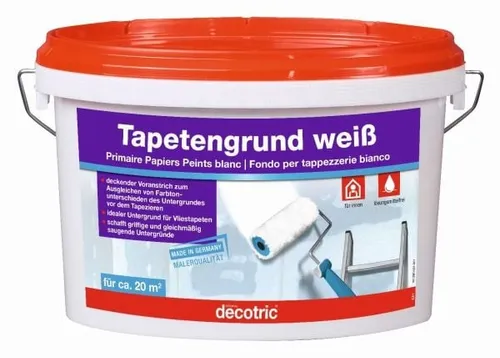 Decotric Tapetengrund 2,5 L weiß  Grundierungen