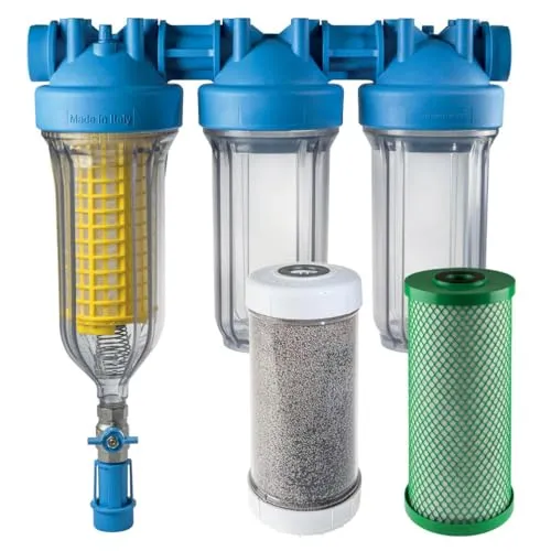 HYDRA BIG Ironmaster 1” Eisenfilter - Pumpenzubehör für effektive Wasseraufbereitung, entfernt Eisen, Chlor und Schadstoffe, sorgt für reines Trinkwasser und verbessert den Geschmack.