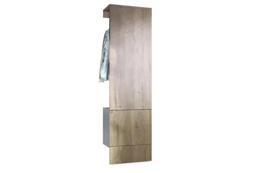 Vladon Garderoben-Set Carlton Set 5 in braun von Vladon