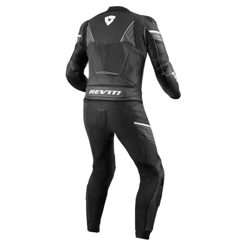 Revit Beta 2-Teiler Motorrad Lederkombi (Black/White,50)