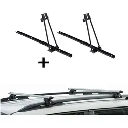 2x Fahrradträger ORION + Relingträger CRV135 kompatibel mit für Citroen C-Crosser ab 07