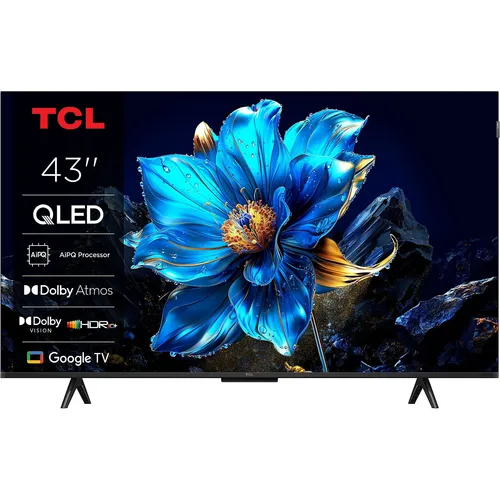 TCL 43P79K QLED TV (Flat, 43 Zoll / 109 cm, UHD 4K, SMART TV)