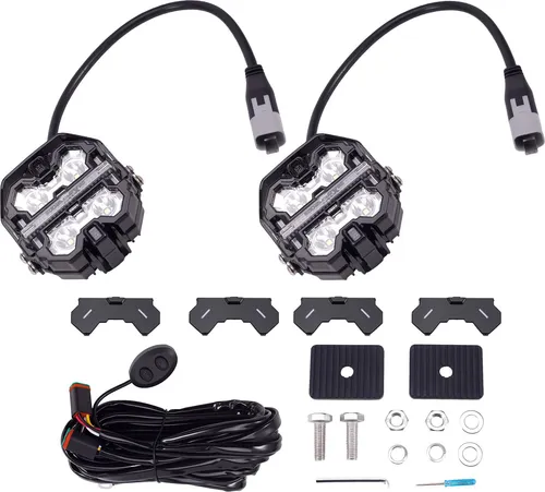 LED-Lichtkapseln 3,5 Zoll Weiß Bernstein DRL Off Road Fahren Zusatzlicht 160W