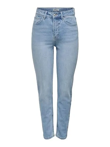 Produktbild ONLY Female Straight-Fit Jeans ONLEMILY – Hohe Taille, Gerade geschnitten