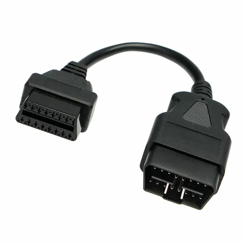OBD 2 II Verlängerung Kabel Stecker auf Buchse 20 cm 16 Pin Diagnose Interface