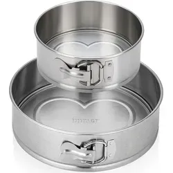Immer Springform Edelstahl Backform Set 18/25 cm von immer