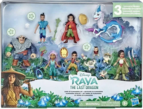 Disney Raya and the Last Dragon Land of Kumandra Exclusive 8-Figuren Set