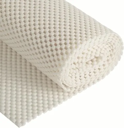 KAHEIGN Antirutschmatte für Teppich, 50cm x 200cm Teppich Antirutschunterlage PVC wasserdichte Anti-Rutsch Teppichunterlage rutschfest zuschneidbar Teppichstopper Rutschmatte für Zuhause, Büro