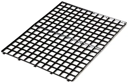 Gläserabtropfmatte schwarz 30 x 20 cm 4 Stück steckbar