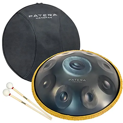 Patera HPEM-3 Handpan E-Minor mit Tasche und keepdrum Schlägel