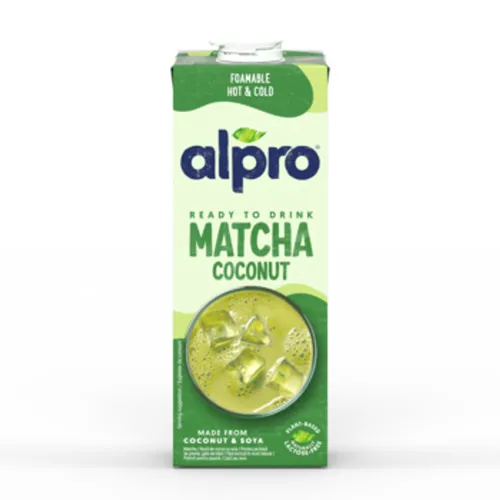 Alpro Kokos-Soja-Drink mit Matcha-Grüntee 1 l