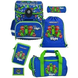 Minecraft Schulranzen Set 6-teilig