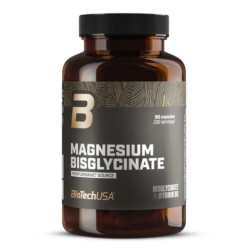  BiotechUSA Magnesium Bisglycinate 90 Kapseln Muskeln Regenration 182,43 EUR/kg