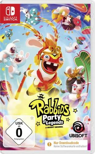 Rabbids: Party of Legends Nintendo Switch USK: 0 in schwarz von Ubisoft