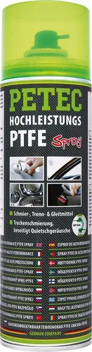 Petec Trockenschmierstoff HOCHLEISTUNGS PTFE-SPRAY 74050