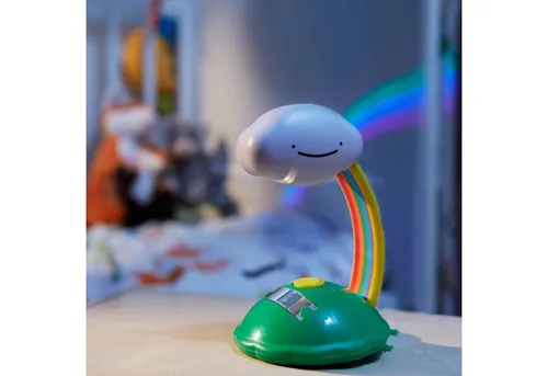 Regenbogen Tischlampe mit Projektion PVC