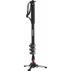 Manfrotto XPRO Video Monopod Aluminium mit Fluid Base - Aluminium Einbeinstativ für Camcorder bis 8 kg, mit Fluid Base für geschmeidige Bewegungen und ideal für professionelle Videoaufnahmen.