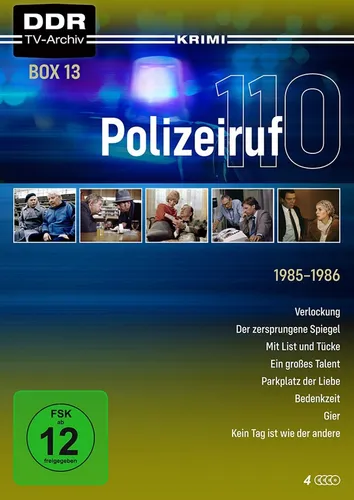 Polizeiruf 110 - Box 13 (DDR TV-Archiv) mit Sammelrücken [4 DVDs] - Filme, spannende Kriminalfälle aus der DDR mit Sammlerwert und nostalgischem Flair