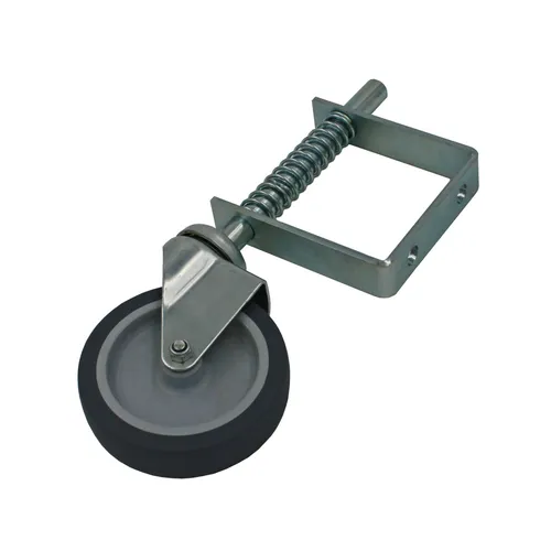 Tor Stützrad gefedert 100 mm