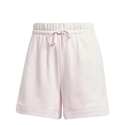 adidas Sportswear Shorts W LIN FT SHO - Bequeme French Terry Shorts - Shorts aus weichem French Terry mit mittelhohem Bund und Kordelzug für optimalen Komfort. Perfekt für Sport oder entspannte Wochenend-Coffees.