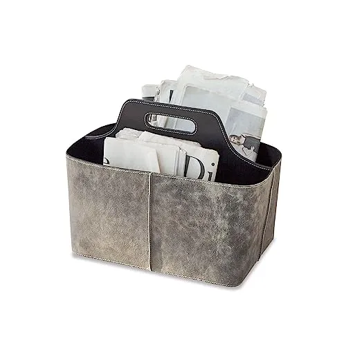 Loberon Zeitschriftenkorb Vecmont in grau von LOBERON