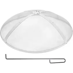 VEVOR Funkenfang für Feuerschalen – 36 Zoll Edelstahl Funkenschutz - Grills: Hochwertiger Funkenfang aus Edelstahl mit 2-mm-Maschenlöchern für optimale Sicherheit. Benutzerfreundlicher Griff und einfache Installation – ideal für Feuerstellen und Kamine.