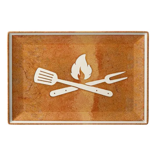 Ritzenhoff und Breker Rusty Platte flach 30x20cm